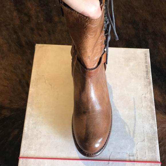 Bed Stu Ellsworth tan rustic ankle boot - Picture 2 of 5